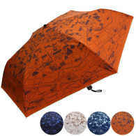 雨晴兼用マップ柄ミニ(折)傘