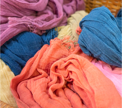 生地・素材の選定のイメージ