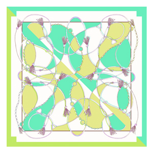 ポリエステル 大判ツィルスカーフ